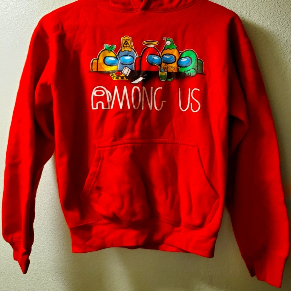 Among us red hoodie